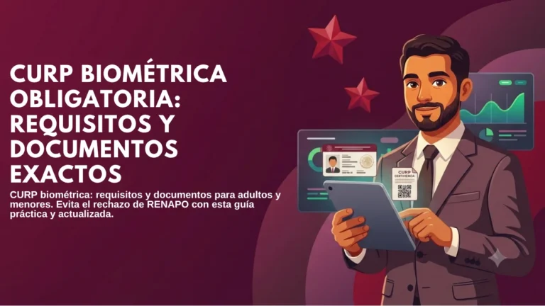 CURP Biométrica Obligatoria: Requisitos y Documentos Exactos
