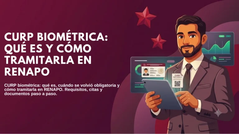 CURP Biométrica 2026: Qué Es y Cómo Tramitarla en RENAPO