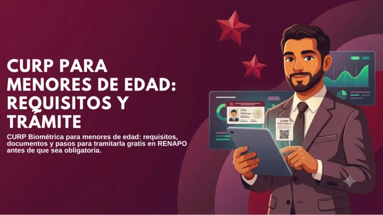 CURP Biométrica para Menores: Requisitos y Trámite Gratis
