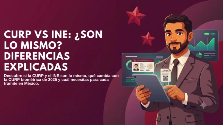 CURP vs INE: Diferencias y Novedad de la CURP Biométrica