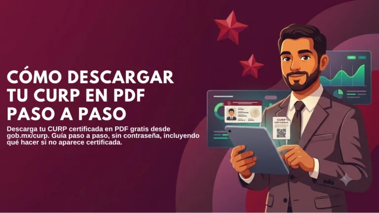 Cómo Descargar tu CURP en PDF Paso a Paso