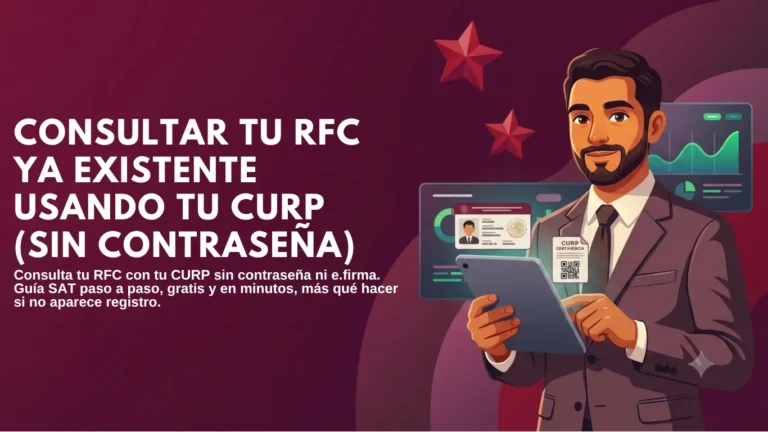 Consultar RFC Ya Existente Usando tu CURP (Sin Contraseña)