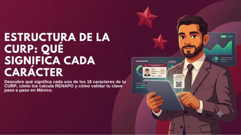 Estructura de la CURP: Qué Significa Cada Carácter