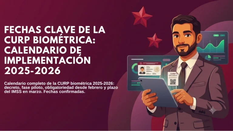 Fechas Clave de la CURP Biométrica: Calendario de Implementación 2025-2026