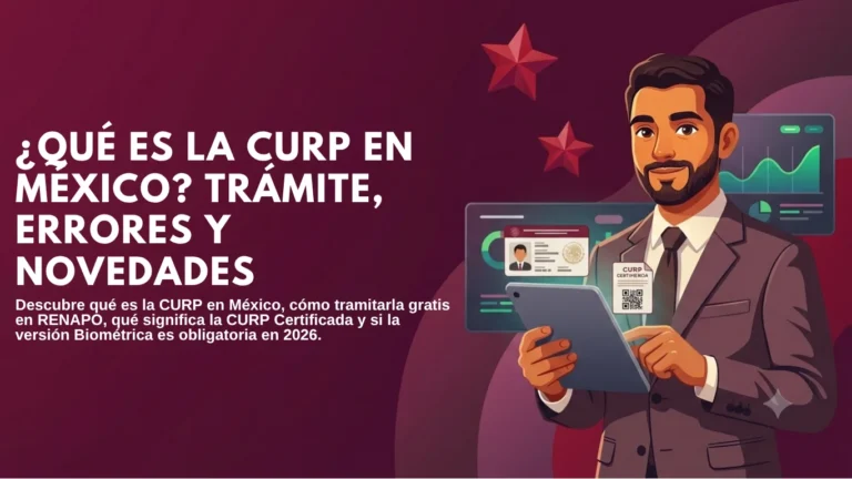 ¿Qué es la CURP en México? Trámite, Errores y Novedades 2026